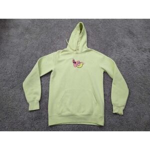SpongeBob Patrick Star Hoodie Womens XS‎ Pullover H&M Yellow Fleece